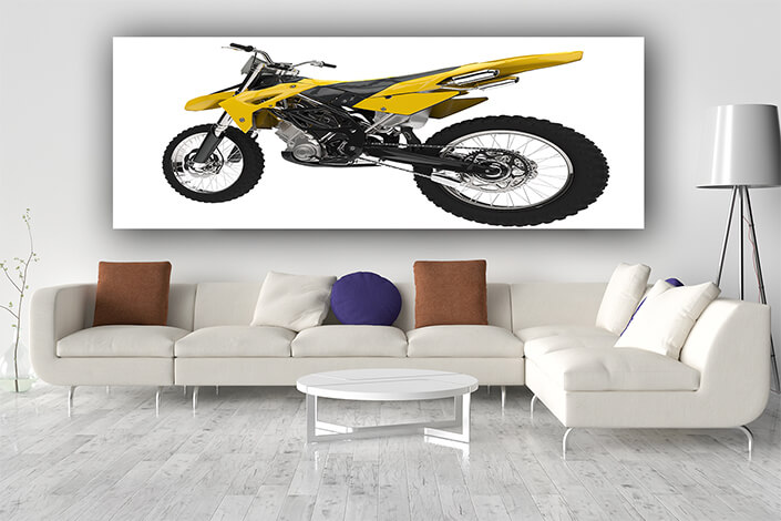 WEB004 0052 MP 0045 19986920 yellow dirt bike back view AOAY5026