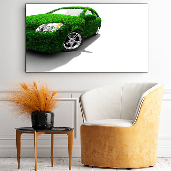 WEB004 0054 MP 0044 6502960 the metaphor of the green eco friendly car AOAY6187