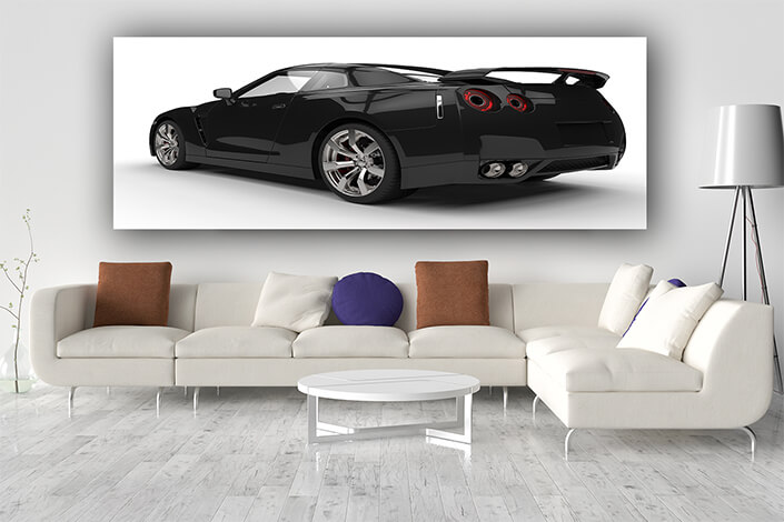 WEB004 0055 MP 0042 19987418 black sports car back AOAY5033