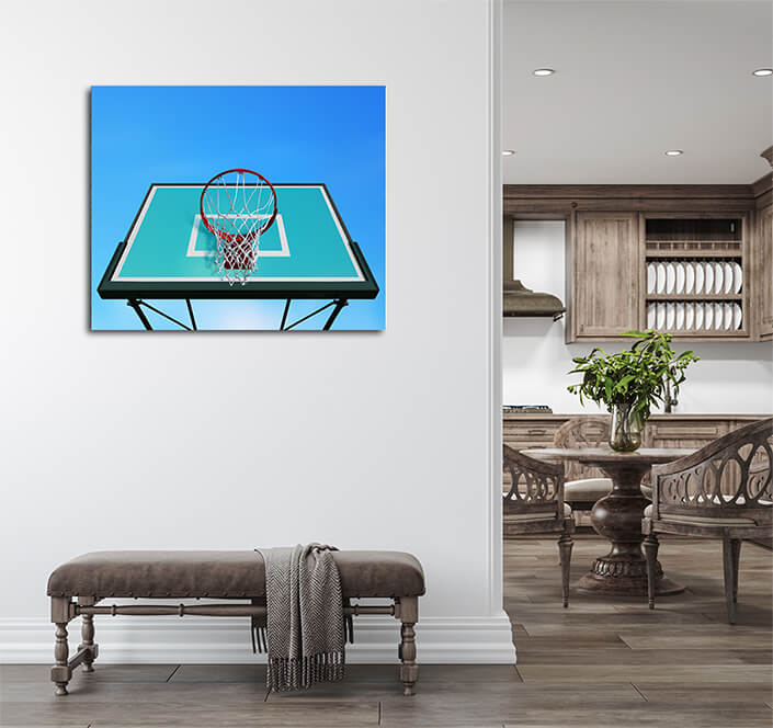 WEB004 0070 ML 0087 2964733 basketball hoop on sky AOAY5104