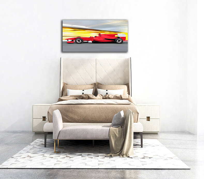 WEB005 0013 MP 0019 2950177 formula one race car on speed track AOAY5103