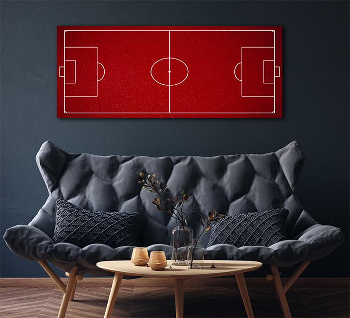 WEB005 0031 ML 0006 47739500 Red scratched noisy textured football field concept AOAY7130