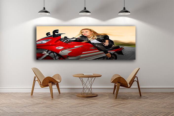 WEB005 0048 MP 0050 5258810 one blonde on a motorcycle AOAY5135