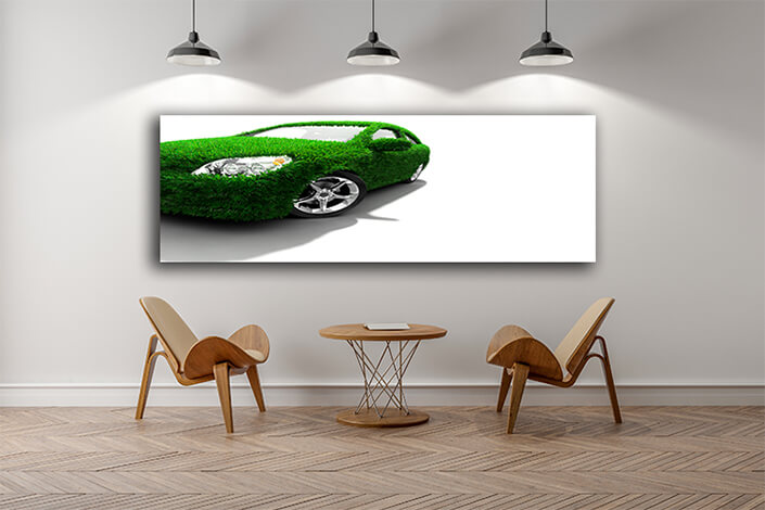 WEB005 0054 MP 0044 6502960 the metaphor of the green eco friendly car AOAY6187