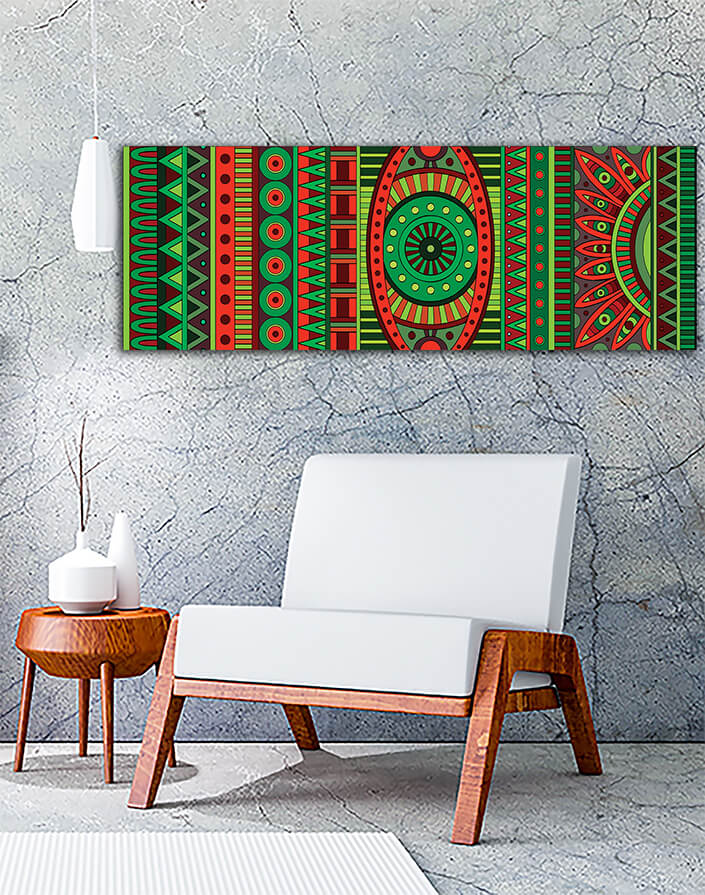 Abstract vector tribal ethnic background AOAY7406.