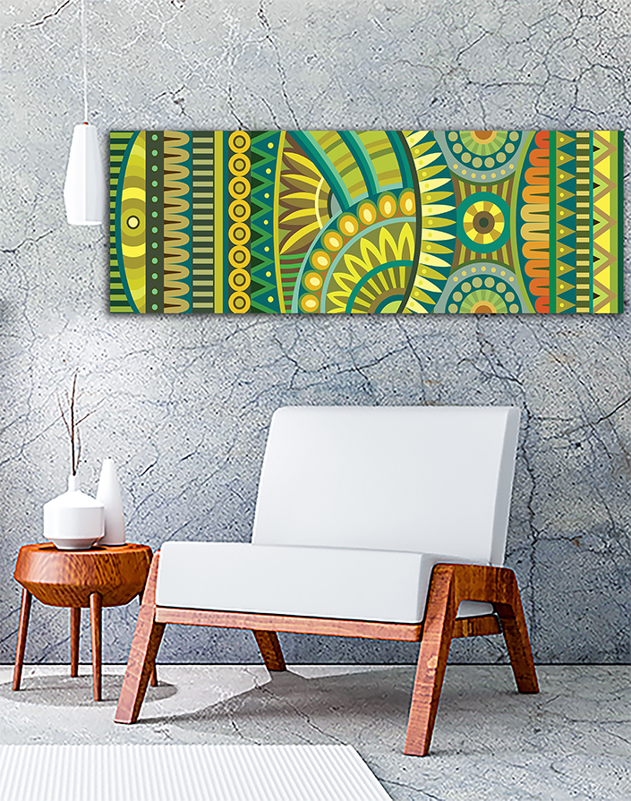 Abstract vector tribal ethnic concept AOAY7407.