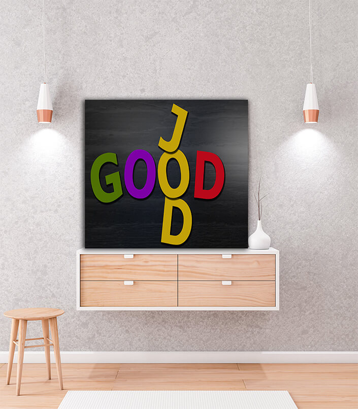 WEB006 0011 ML 0016 32297026 good job word composed of multicolored alphabet AOAY6093