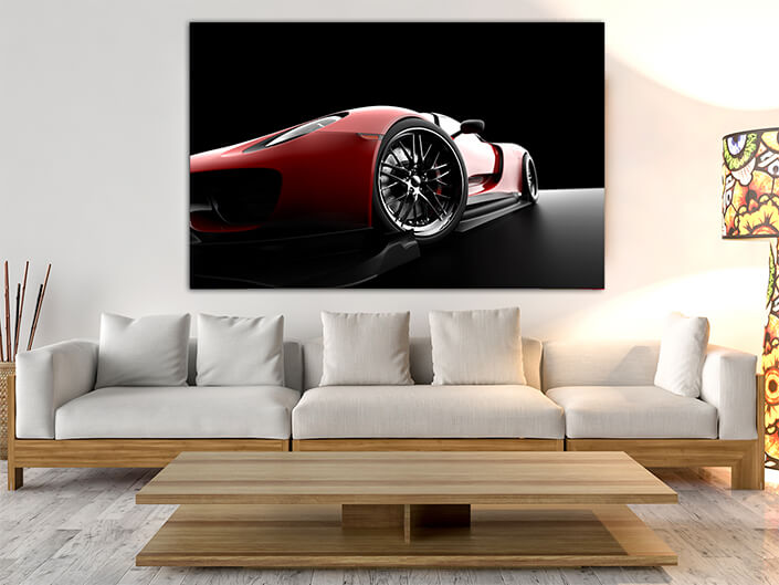 WEB006 0021 ML 0013 46057862 close up on front of a red generic sport car AOAY5260