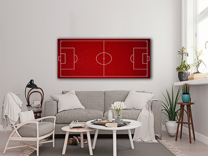 WEB006 0029 ML 0006 47739500 Red scratched noisy textured football field concept AOAY7130