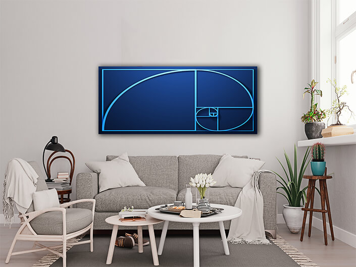 WEB006 0067 ML 0038 30840870 fibonacci spiral diagram with numbers AOAY5388