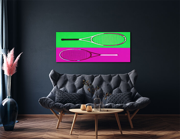 WEB007 0019 ML 0018 45296276 two tennis rackets placed together AOAY5719