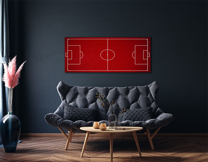 WEB007 0031 ML 0006 47739500 Red scratched noisy textured football field concept AOAY7130