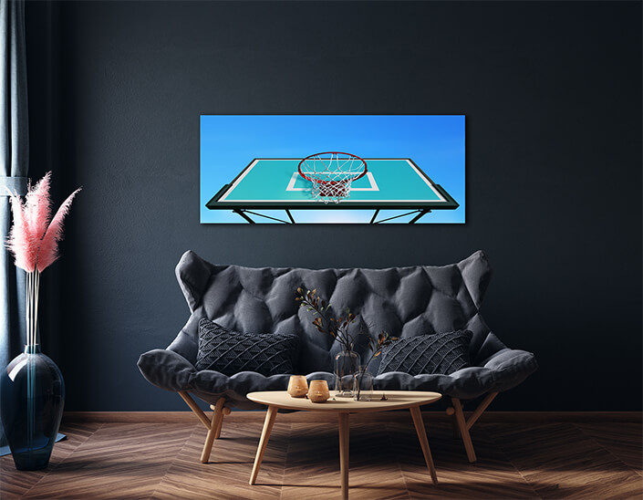 WEB007 0039 ML 0087 2964733 basketball hoop on sky AOAY5104