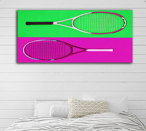 WEB008 0018 ML 0018 45296276 two tennis rackets placed together AOAY5719