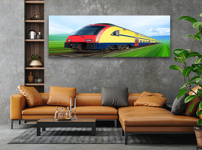 WEB008 0020 MP 0010 3101059 super streamlined train on rail AOAY5117