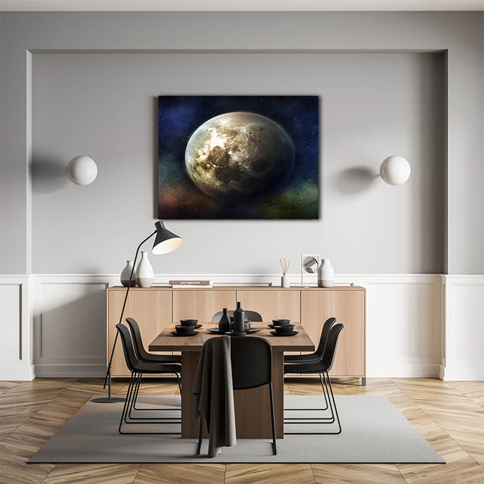 WEB008 0022 MS 0012 39585988 fantastic view of the moon in colorful outer space AOAY7101