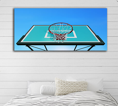WEB008 0038 ML 0087 2964733 basketball hoop on sky AOAY5104