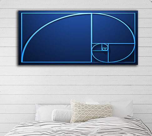 WEB008 0067 ML 0038 30840870 fibonacci spiral diagram with numbers AOAY5388