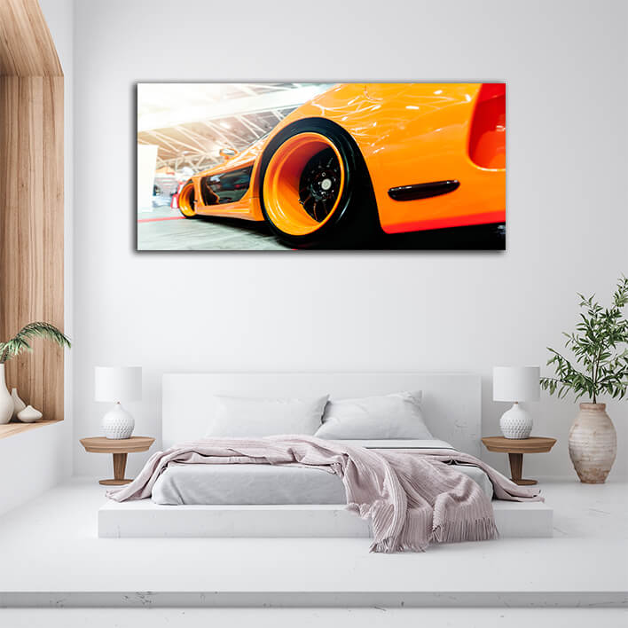 WEB002 0001 WEB001 0038 46104300 back of a orange sport car AOAY6236