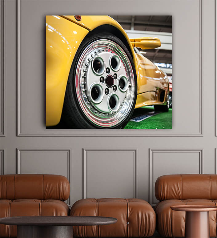 WEB002 0016 ML 0006 46105866 front of a yellow sport car AOAY5304