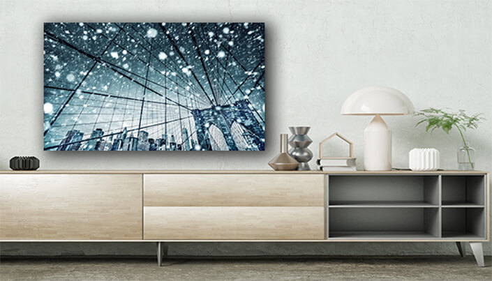 WEB002 0018 ML 0013 44529402 brooklyn bridge in new york during snowfall AOAY7395