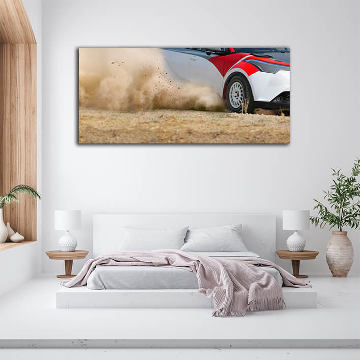 WEB002 0043 WEB001 0068 43680662 rally race car drifting on dirt track AOAY6160