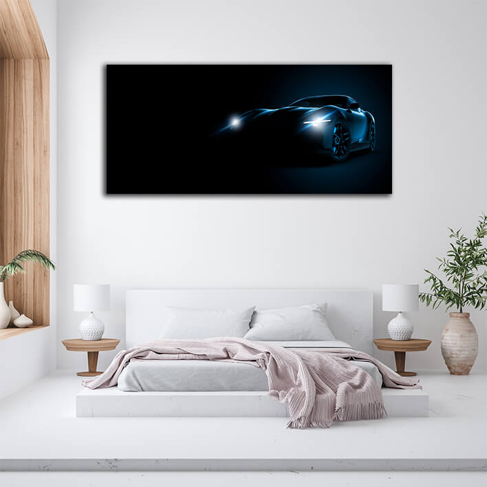 WEB002 0060 WEB001 0051 46058320 beautiful generic unbranded sport car in the dark AOAY5893