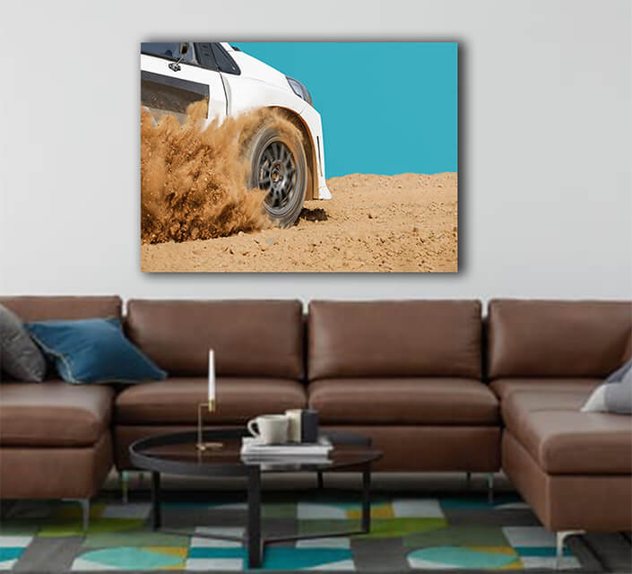 WEB003 0003 ML 0014 38788456 rally racing car in dirt track AOAY6151