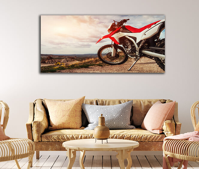 WEB003 0010 WEB001 0020 46261532 motorcycle bike panorama of unique geological formations in cappadocia turkey AOAY6952