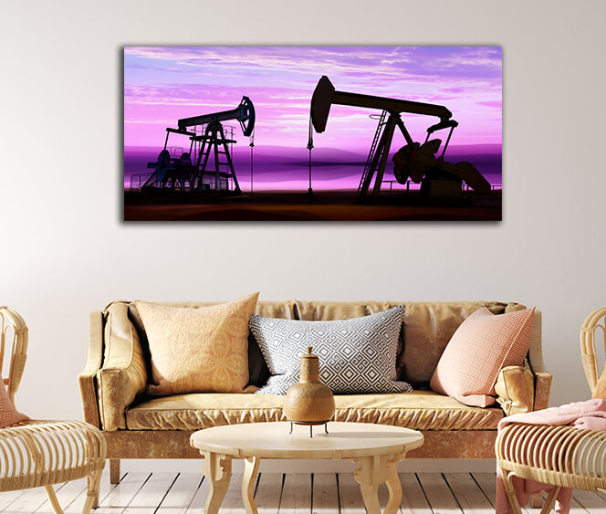 WEB003 0030 WEB001 0072 16648350 oil pumps on cloud sky AOAY5147