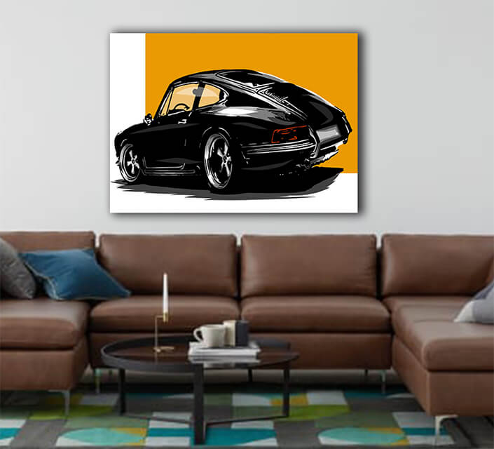 WEB003 0032 ML 0041 27113670 vector european classic sports car silhouettes AOAY5825