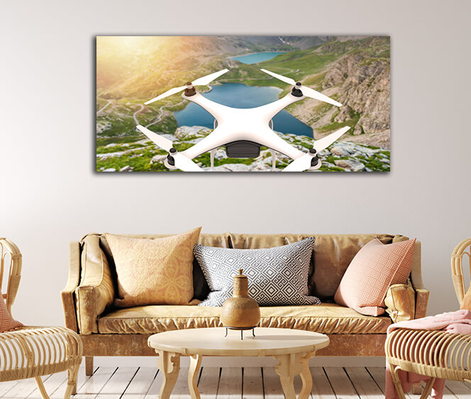 WEB003 0063 WEB001 0039 46104110 drone with digital camera flying over mountains AOAY5286