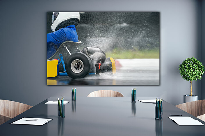 WEB004 0003 ML 0018 36731590 go kart increase speed with rain tire in race track AOAY6146