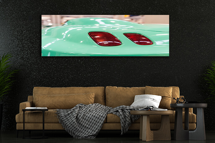 WEB004 0006 WEB001 0033 46105318 back of a green modern sport car AOAY5295