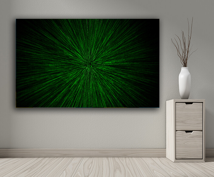 WEB004 0009 MP 0015 31230168 natural lens zoom explosion radial blurred green particles on black background AOAY6722