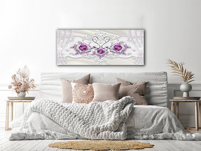 WEB004 0016 MP 0014 31307984 3d floral jewellery background illustration swan AOAY5784