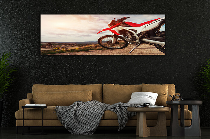 WEB004 0019 WEB001 0020 46261532 motorcycle bike panorama of unique geological formations in cappadocia turkey AOAY6952