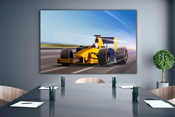 WEB004 0024 ML 0053 22327004 yellow race car AOAY5163