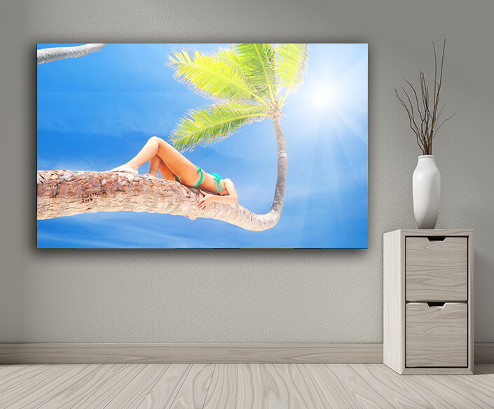 WEB004 0026 MP 0030 7190070 woman on palm AOAY6673