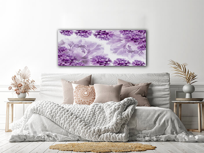 WEB004 0030 MP 0059 31327910 3d wallpaper purple flower swan butterfly jewelry (D63) AOAY5753