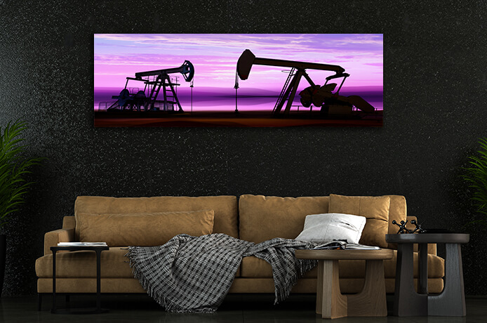 WEB004 0039 WEB001 0072 16648350 oil pumps on cloud sky AOAY5147