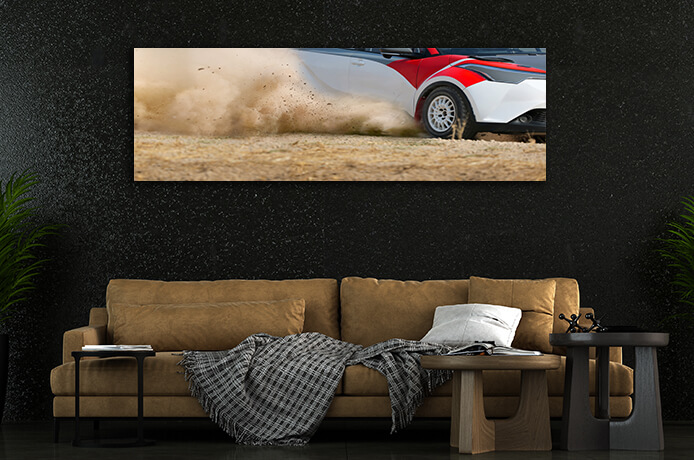 WEB004 0043 WEB001 0068 43680662 rally race car drifting on dirt track AOAY6160