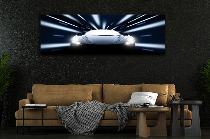 WEB004 0066 WEB001 0045 46061902 high speed black sport car in the night AOAY5277