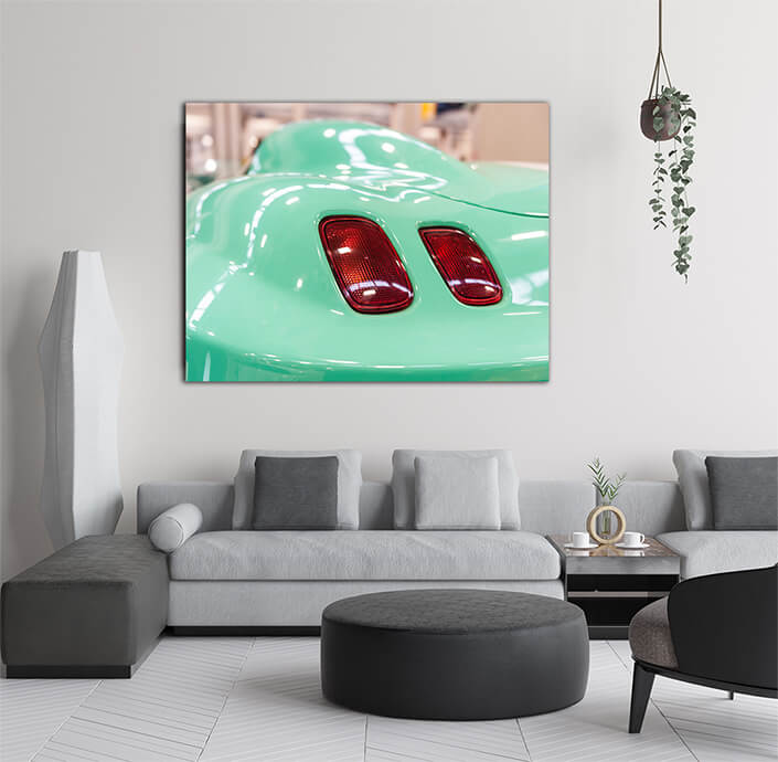 WEB005 0008 WEB001 0033 46105318 back of a green modern sport car AOAY5295