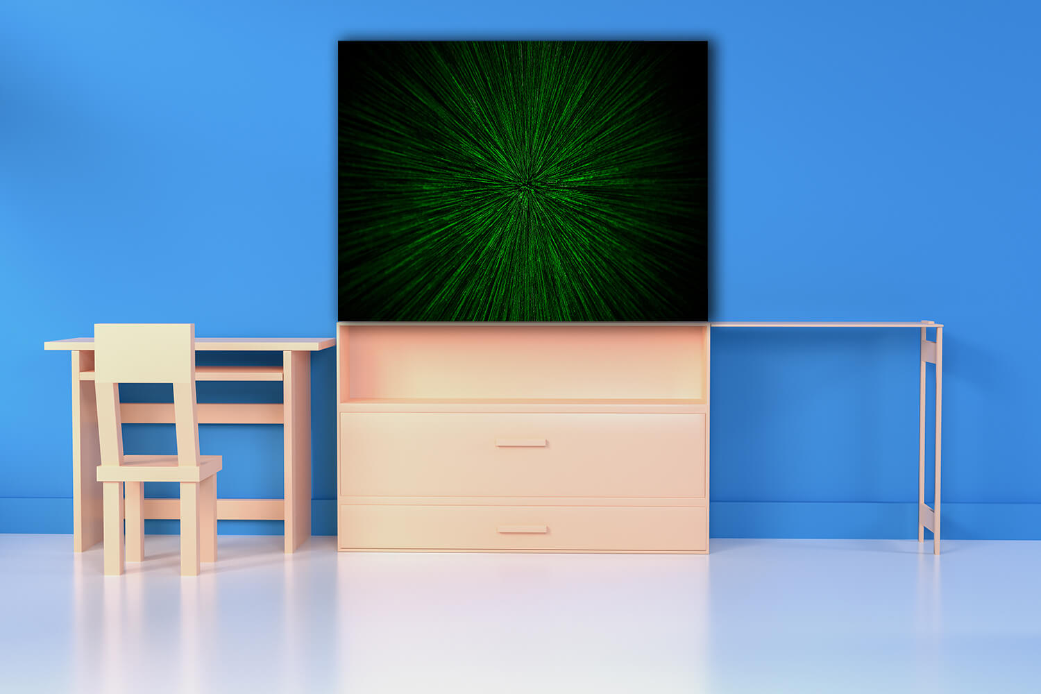 WEB005 0009 MP 0015 31230168 natural lens zoom explosion radial blurred green particles on black background AOAY6722