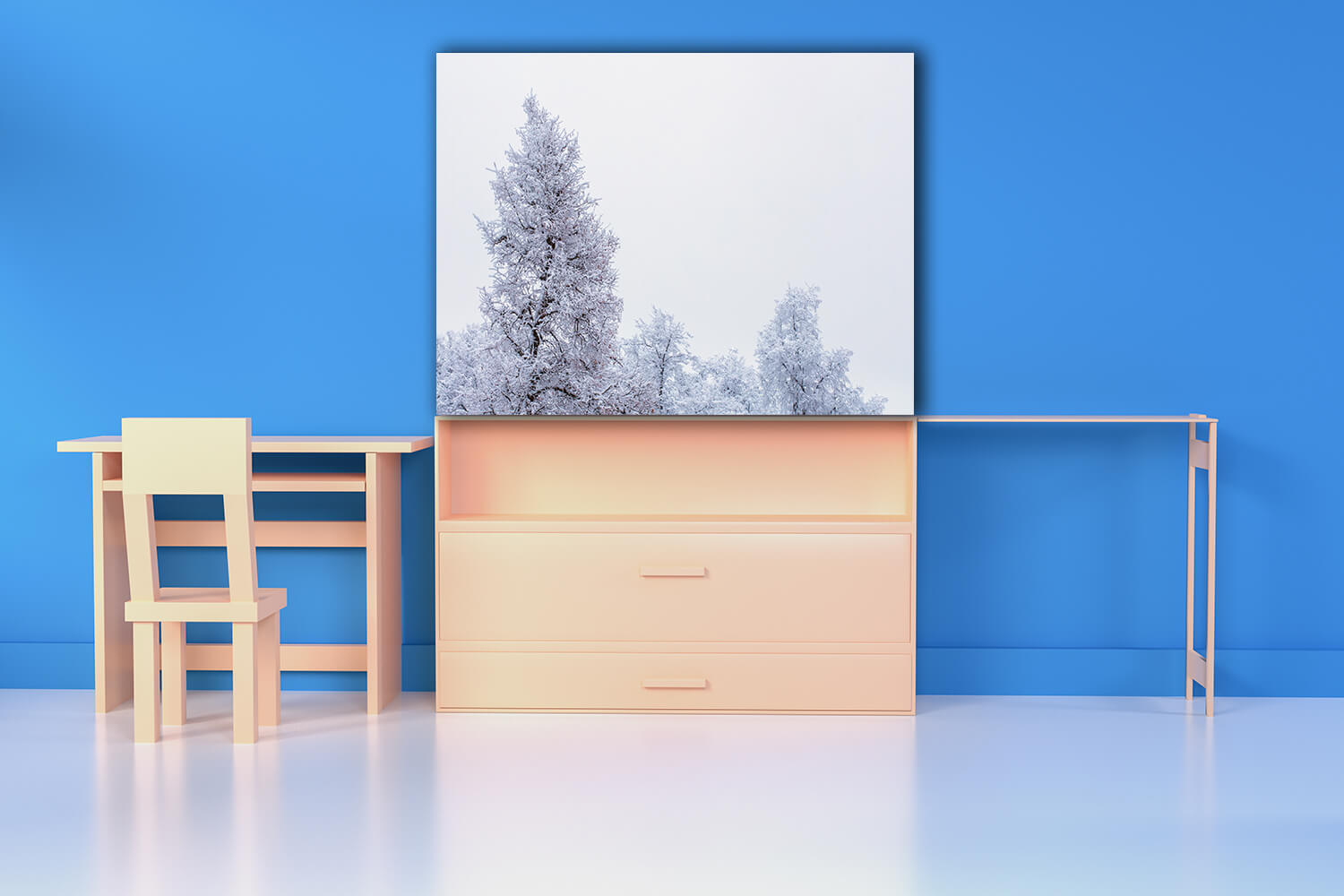 WEB005 0012 MP 0012 34522056 top of frozen winter forest landscape at cloudy weather AOAY6725