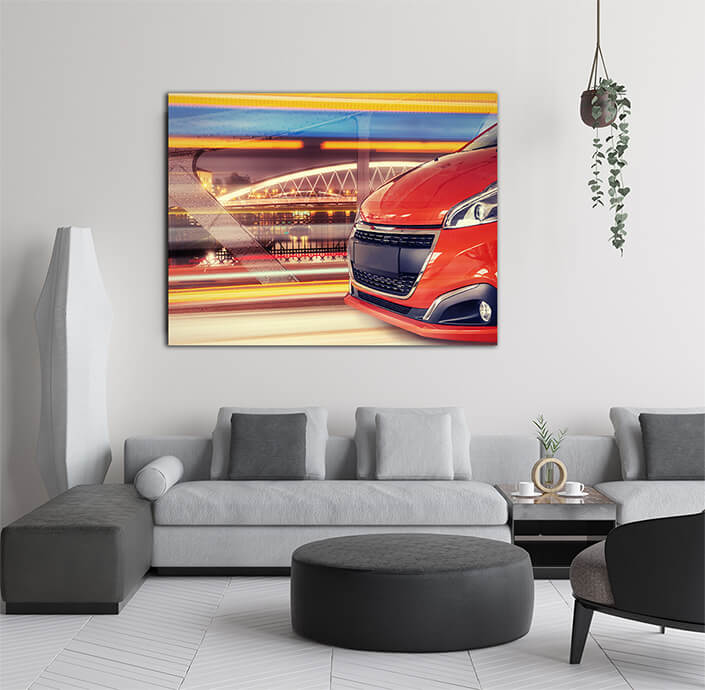 WEB005 0019 WEB001 0022 46195452 the headlights and the hood of a sports car AOAY6238