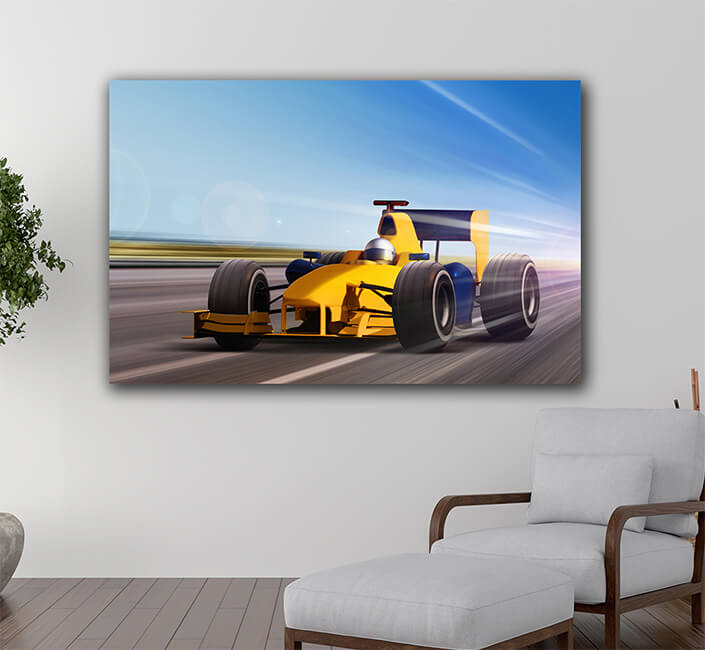 WEB005 0020 ML 0053 22327004 yellow race car AOAY5163