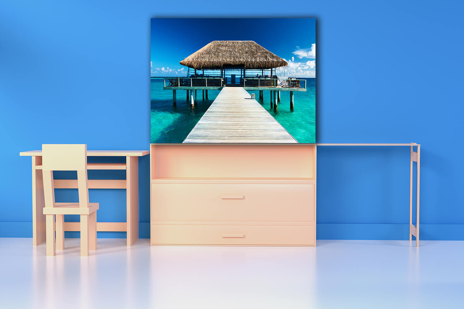 WEB005 0024 MP 0032 4167339 beautiful beach with jetty AOAY6661