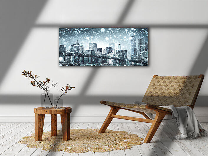 WEB005 0025 ML 0012 44529502 brooklyn bridge in new york during snowfall AOAY7396